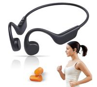 Bennanco Auriculares de Conducción Ósea Bluetooth 5.3 Open Ear - Auricular IPX5 Impermeable y Resistentes al Sudor con Micrófono - Auriculares Deportivos Adecuado para Ciclismo, Correr y Fitness.