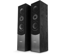 Bennett & Ross Radiant Altavoces de Suelo HiFi de 3 vías Pareja (350W RMS, woofer de 6,5", midrange de 6,5", Tweeter de 1", construcción bassreflex, veta Efecto Madera) Negro