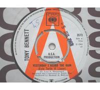 Bennett, Tony Yesterday I Heard The Rain 7" CBS 3573 EX 1968 demo