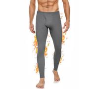 BENNIES Pantalon Termico Hombre Mallas Deporte Running Montaña Ropa Termica Frio Leggins Calzoncillo Largo Pantalones Termicos Interior Gris S