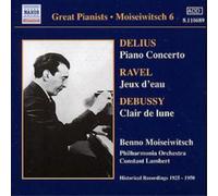 Benno Moiseiwit Piano Concerto/jeux D'eau/clair De Lune ( (CD) (Importación USA)