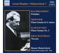 Benno Moiseiwitsch Great Pianists - Moiseiwitsch 7 (CD) Album (Importación USA)