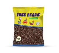 Benny Beads 1500 Piezas Cuentas para Planchar, 5mm, Juego de Plásticos Abalorio, Diseño de Joyas, Para DIY Manualidades Manualidad, Fuse Beads