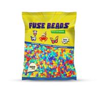 Benny Beads 1500 Piezas Cuentas para Planchar, 5mm, Juego de Plásticos Abalorio, Diseño de Joyas, Para DIY Manualidades Manualidad, Fuse Beads