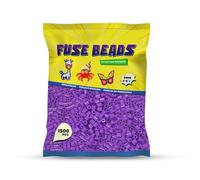 Benny Beads 1500 Piezas Cuentas para Planchar, 5mm, Juego de Plásticos Abalorio, Diseño de Joyas, Para DIY Manualidades Manualidad, Fuse Beads