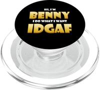 Benny Costume Idgaf Cute Personalized First Nick Name Benny PopSockets PopGrip para MagSafe