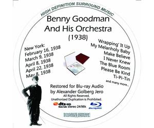 Benny Goodman (1938) And His Orchestra Restored For Blu-ray Audio [Alemania] [Blu-ray]