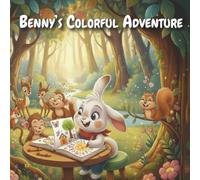 Benny’s Colorful Adventure: A Fun Story Activity Book for Kids Ages 6-8: Cute Animal Drawings, Easy Coloring Pages, and Simple Stories for Boys and Girls