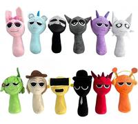 Benolls Sprunki Plushies Merch,Sprunki Plush Toys,Soft Stuffed Animal Pillow Figure Doll Christmas Birthday Gifts for Adult Kids (12PCS)