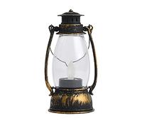 Benoon Linternas De Velas De Halloween Luz De Té Candelabros De Velas Luz De Té De Velas Estilo Retro PP con Estilo Exquisito Estilo Navideño Luz De Velas LED para Fiestas Color Plateado Cobre