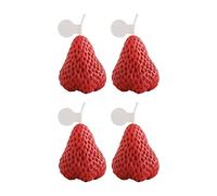 Benoon Vela de aromaterapia en forma de fresa Erradicar olor Fruta Festival Vela para el hogar Rojo L