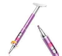 Benote - Bolígrafo de pintura de diamante recargable, cera recargable, accesorios de pintura de diamante, bolígrafo de cera recargable con placa de corrección de metal para manualidades, B18