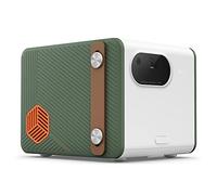 BenQ GS50 1080p Proyector inalámbrico para exteriores | Altavoz Bluetooth extra bajo | IPX2 resistente a salpicaduras y caídas | WiFi| Android TV | Chromecast & AirPlay | Auto Focus | 2D Keystone |