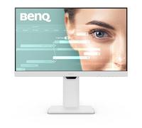 BenQ GW2486TC Monitor USB de escritorio 24" 1080p | Modo codificación | IPS | Tecnología de cuidado ocular | Brillo adaptativo | Altura ajustable | Monitor blanco | Micrófono cancelación de ruido |