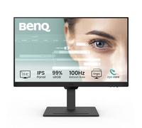 BenQ GW2490T Pantalla FHD 1920 x 1080p de 24 Pulgadas 100Hz | IPS | Monitor Vertical | Cuidado de los Ojos | Bisel Delgado | Altura e inclinación Ajustables | DisplayPort | HDMI x2