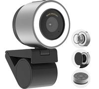 BenQ IdeaCam S1 Pro: cámara Web de demostración en Vivo, cámara de Manualidades y Documentos híbrida con Lente de Zoom, luz, micrófono con cancelación de Ruido, para Trabajadores remotos de