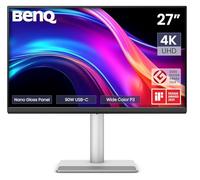 BenQ MA270UP 27 Pulgadas 4K 3840 x 2160 Monitor para MacBook Pro/Air, Doble USB-C, Fuente de alimentación de 90 W, combinación de Colores Mac, concentrador USB, Control de Brillo y Volumen en Mac
