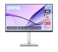 BenQ MA320UG Monitor 32" 4K 120Hz Nano Gloss para Creadores Mac, Dual Thunderbolt 4 96W/15W, Mac Colour, Daisy Chain, KVM, Control de Brillo y Volumen, Ajuste de Altura e inclinación, Gama P3