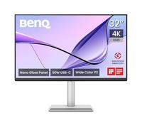 BenQ Monitor MA320UP 32" 4K 3840x2160 Nano Gloss para MacBook con Thunderbolt 4. Panel IPS de 10 bits con 99% sRGB y 98% P3. Colores de Mac calibrados. HDR10, HDR400. Ajustable en Altura.