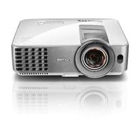 BenQ MW632ST - Proyector DLP tiro corto (65” a 1 m, WXGA, zoom 1.2x, 3200 lumens, altavoz 10X incorporado, HDMI) color blanco