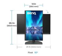 Benq SW242Q Monitor de fotógrafo de 61,21 cm (24,1") negro