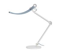 BenQ WiT Lámpara de Escritorio para Lectura Electrónica, protección ocular para lectura, estudio, manualidades, ultrapanorámica, brillante, regulable con 13 modos de color, brazo ajustable, azul mate