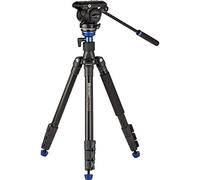 Benro A2883FS4PRO Travel Angel Aero-Video - Kit de trípode con Columna de nivelación y Cabezal S4PRO, Carga útil de 9.5 Libras