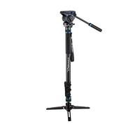 Benro Aluminio #3 MCT38AF Monopié 4 Secciones 3 Patas Base Flip Lock S4 Head (MCT38AFS4)