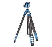 Benro CyanBird CF 2 Series - Trípode de 5 secciones con cabeza de bola invertida G36PT de perfil bajo