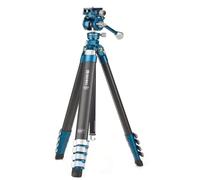 Benro CyanBird - Trípode de aluminio de 5 secciones con FS20PRO (TCBA15FS20PROC)