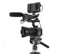 BENRO FS36PRO Cabezal de video bola invertida perfil bajo doble tornillo 501 ...