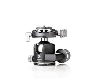 Benro GX35 - Cabezal de Bola de Perfil bajo con Placa PU56, Capacidad de 35 kg, Doble Panorama, Aluminio, Arca-Swiss, Ultraligero, Mecanismo de Bloqueo Seguro