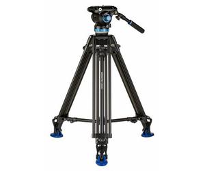 Benro Kit de trípode de vídeo de doble tubo A673T de aluminio in abezal panorámico de vídeo S8Pro