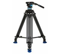 Benro Kit de trípode de vídeo de doble tubo de aluminio A573T, incluido cabezal panorámico de vídeo S6Pro