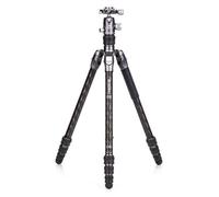 Benro Rhino Carbon Fibre One Series Tripod/Monopod with VX20 Ballhead, 4 Leg Sections, Twist Leg Locks, Padded Carrying Case (FRHN14CVX20) MAX Height 164.5 cm