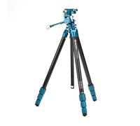 Benro Superslim 0 Series - Trípode de aluminio de 4 secciones con cabezal abatible PHVF2 (TSSL08APHVF2)