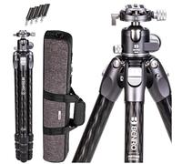Benro Trípode Tortoise 34C + GX35 – Carbono, 4 secciones, 18 kg, cabezal bola