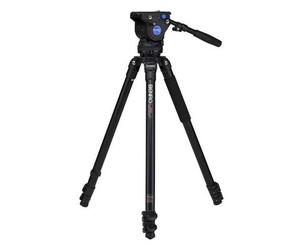 Benro Trípode de vídeo monotubo de aluminio serie 3 con cabezal BV4H - A373FBV4H