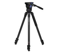 Benro Trípode de vídeo monotubo de fibra de carbono Serie 3 con cabezal BV6H - C373FBV6H