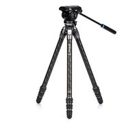 Benro Trípode Tortoise 24CLV + Kit de vídeo S4PRO Carbono