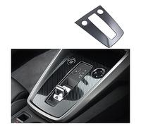 BENSOI Consola Central de Fibra de Carbono Panel de Cambio de Marchas Decoración Cubiertas Pegatinas Ajuste Compatible con Audi A3 8Y A3L Car Styling Interior Accesorios (Color : B Carbon Fiber Color