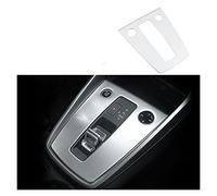 BENSOI Consola Central de Fibra de Carbono Panel de Cambio de Marchas Decoración Cubiertas Pegatinas Ajuste Compatible con Audi A3 8Y A3L Car Styling Interior Accesorios (Color : B Model Silver)