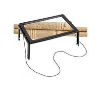 Benson Lupa de lectura 99943 con 4 LEDs, negro, 27 x 20 x 11 cm
