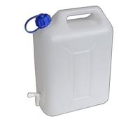 Benson - Bidón de agua para camping, 20 litros, con grifo, inodoro, apto para alimentos
