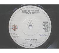 Benson, George What's On Your Mind 7" Warner Bros K17748 EX 1980 there is handwritten number on label and there is a 2mm drill hole in label rim