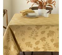 Benson Mills Harvest Legacy Damasco tela mantel otoρo cosecha y mantel de Acciσn de Gracias (dorado 60"" x 104"" rectangular)