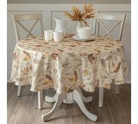 Benson Mills Natures Hojas Jacquard Tela Impresa Mantel, 52-inch-by-70-inch