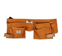 Benson Tools Cinturón de Piel, Delantal y Bolsa Pesada de Calidad para Herramientas