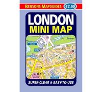Bensons MapGuides Mapa Mini de Londres, A3, Full Color, Glossy, Ciudad, MAPS