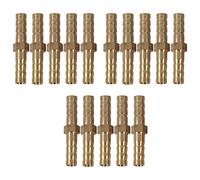 Benssey 15Pcs 6mm Diámetro Interior Aire Gas Gas Recto Manguera Acoplador de PúAs Conector
